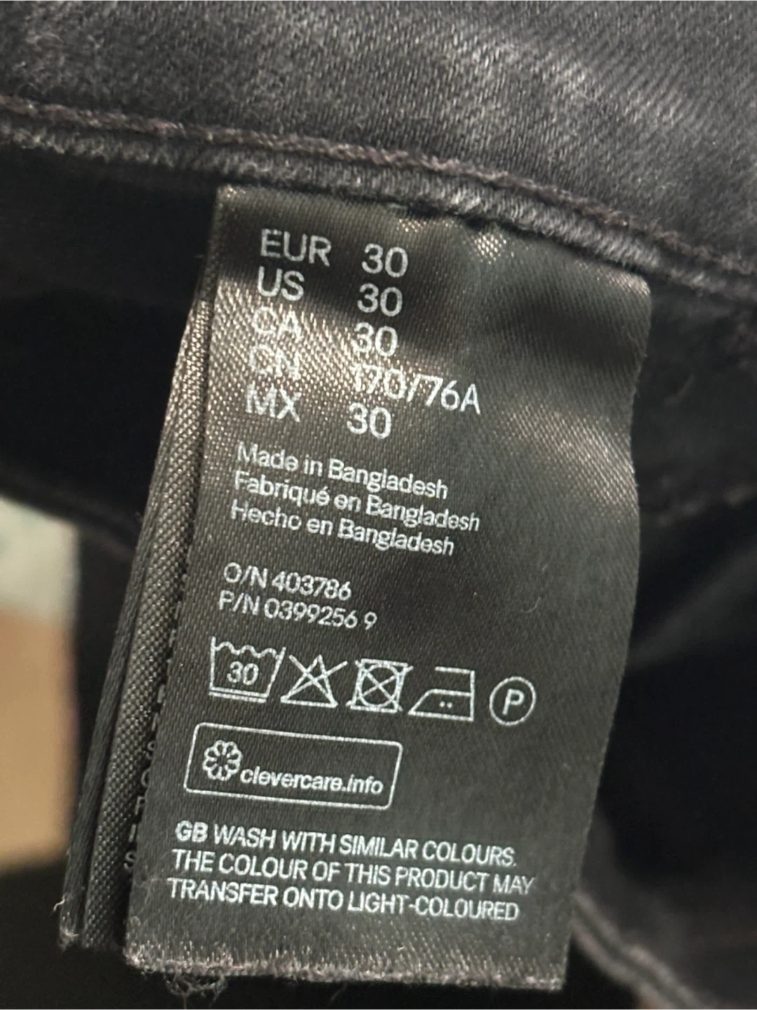 &DENIM Black Skinny Ankle Jeans Size 30 - photo 4