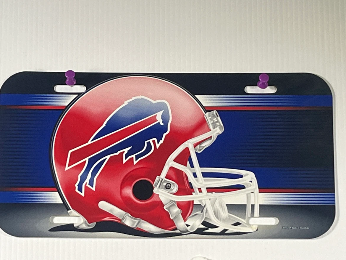 Buffalo Bills Fan Pack – License Plate & Pom-Pom - photo 2