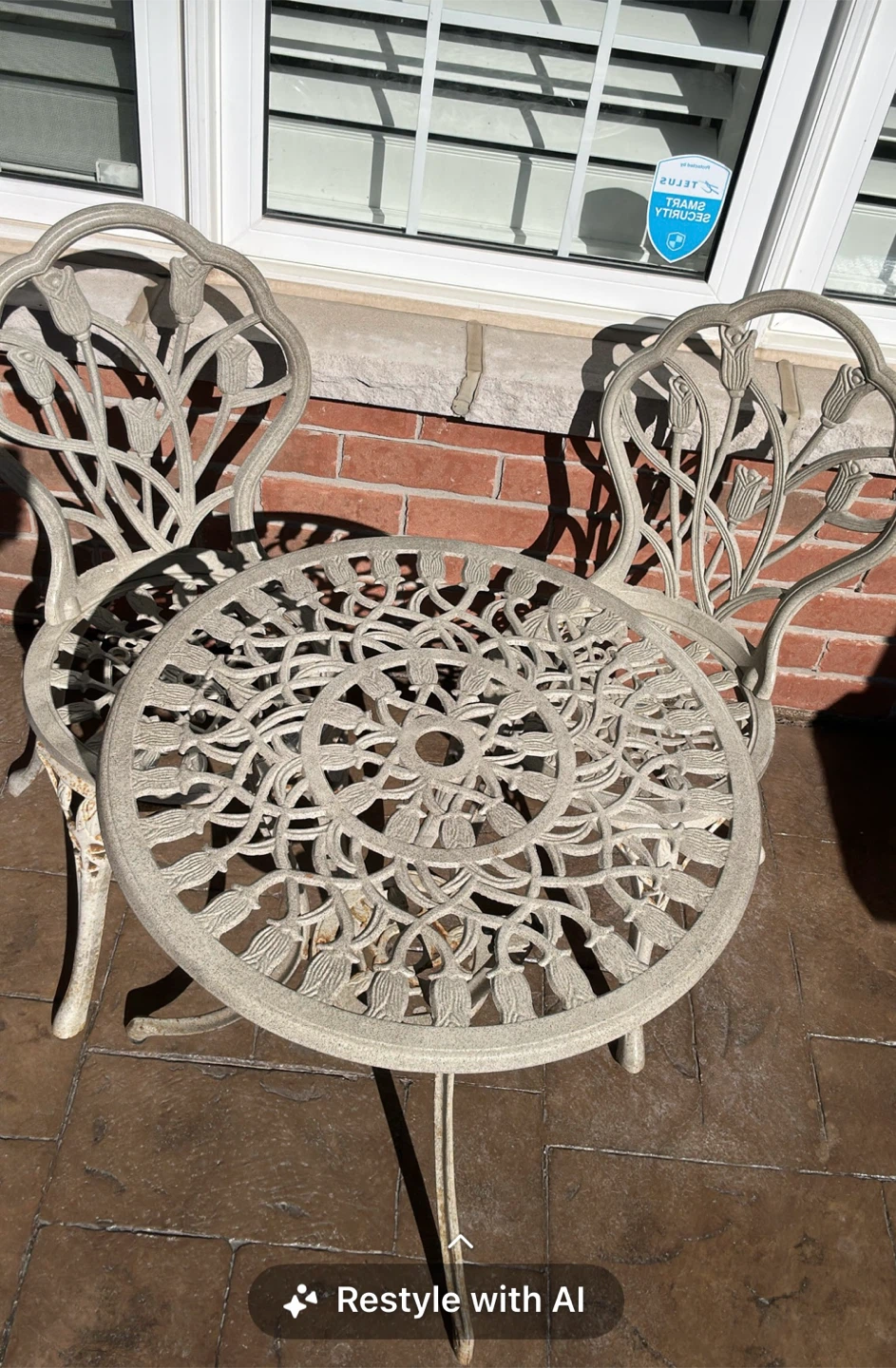 Cast Aluminum Bistro Set