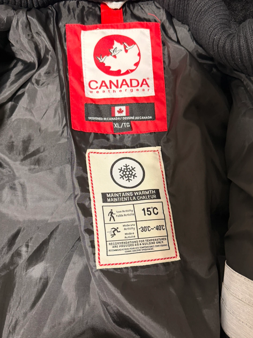 Canada Weathergear Puffer Jacket XL - photo 2