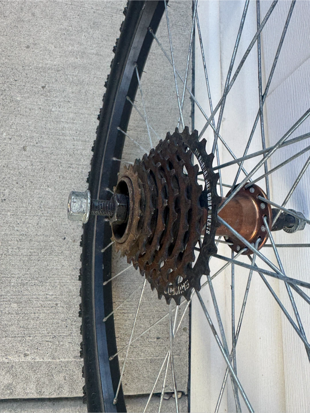 4- 26 inch Mountain Bike Wheels and Tires $15 each - photo 2