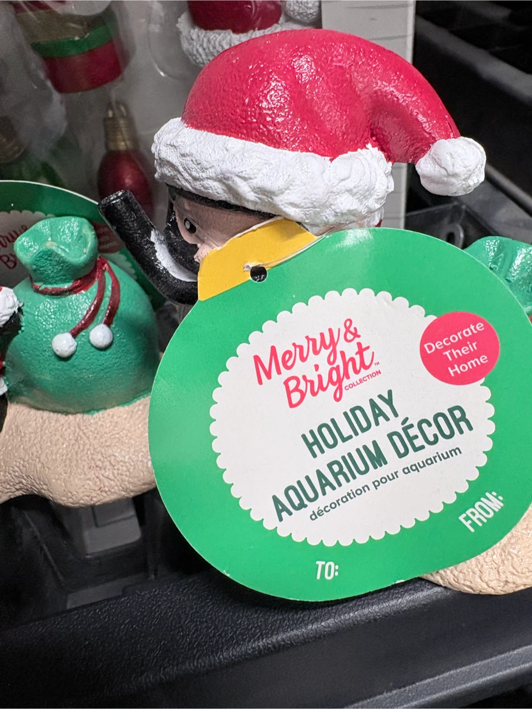 Merry & Bright Holiday Aquarium Decor 6-Pack - photo 4