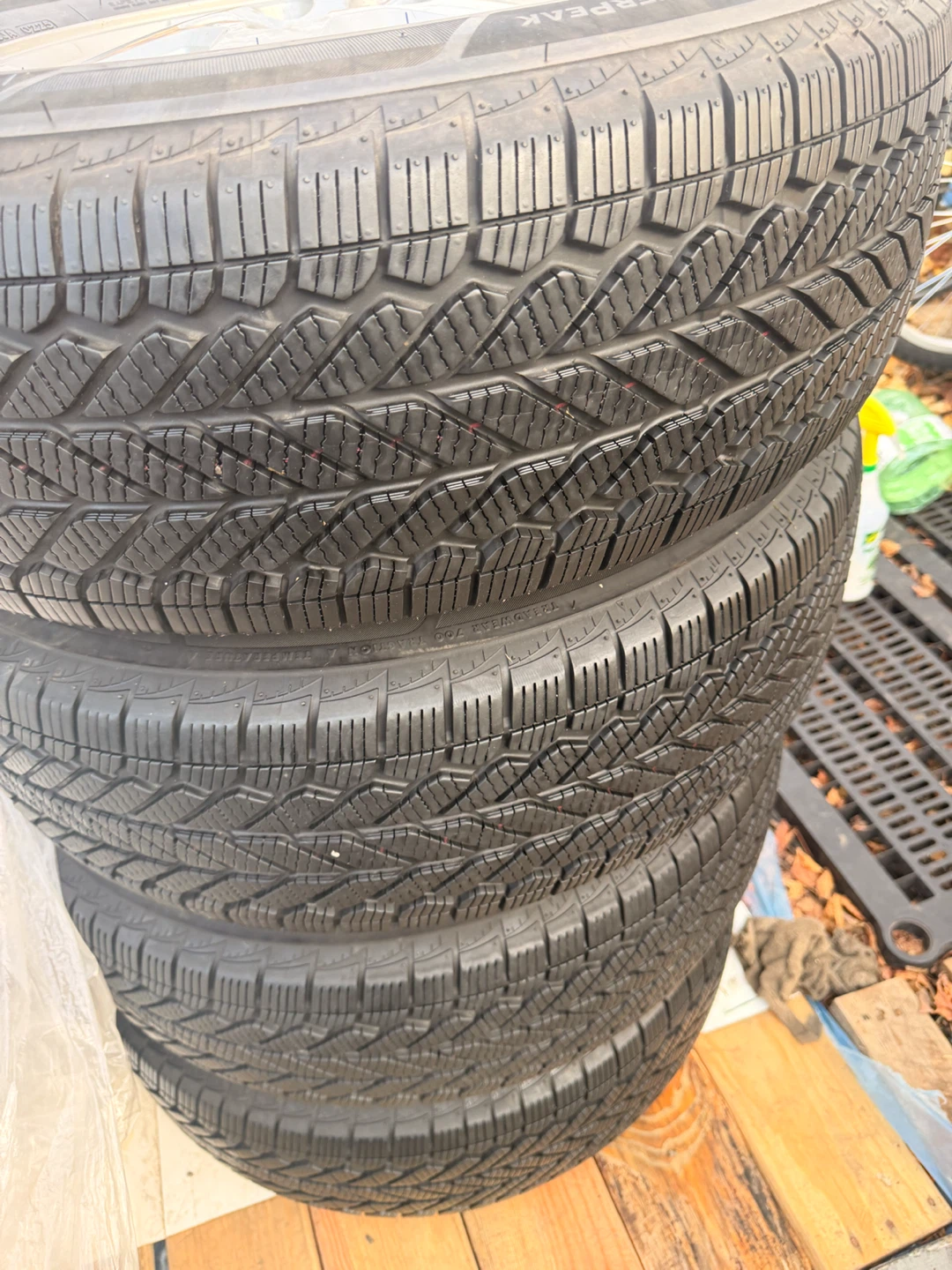 Set of 4 Bridgestone WeatherPeak Tires 235/70R16 - photo 2