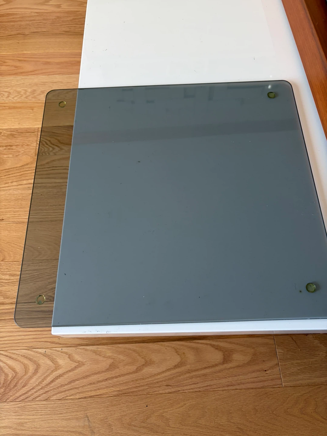 Grey Glass 15 inches x 16 inches