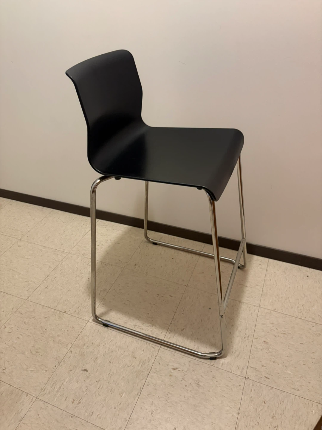 IKEA Modern Black Bar Stool x 4