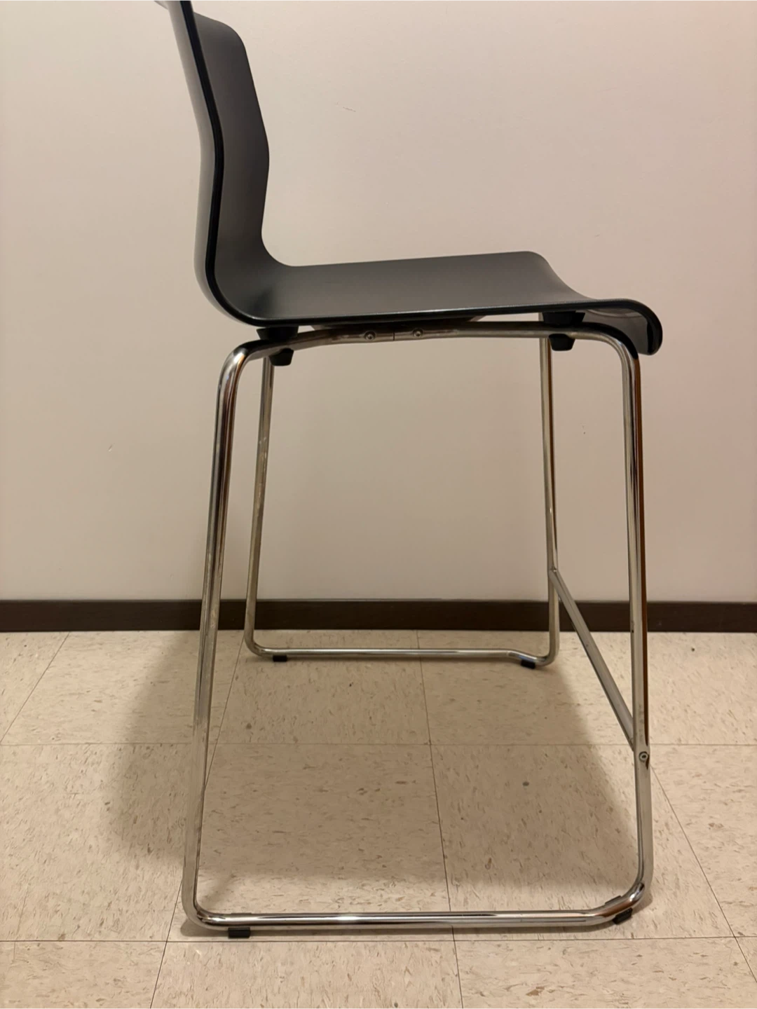 IKEA Modern Black Bar Stool x 4 - photo 3