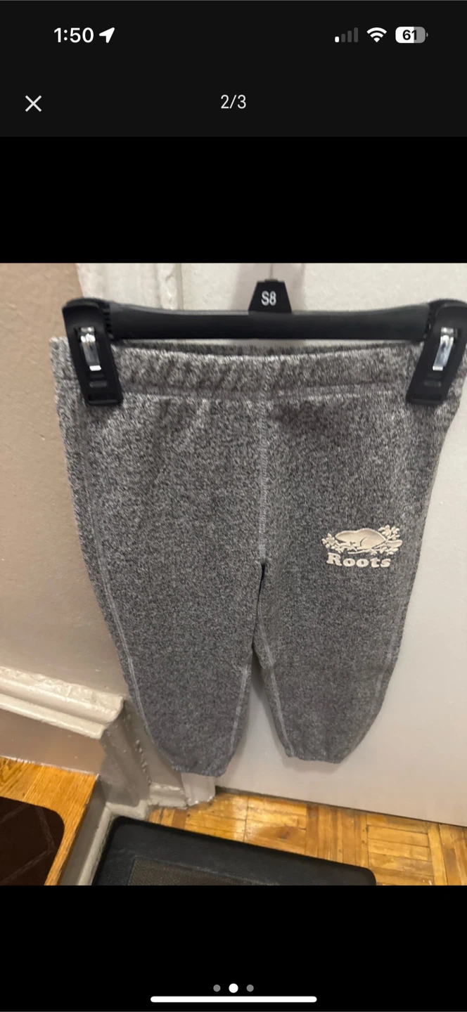 Roots Kids Grey Hoodie and Sweatpants Set - photo 2