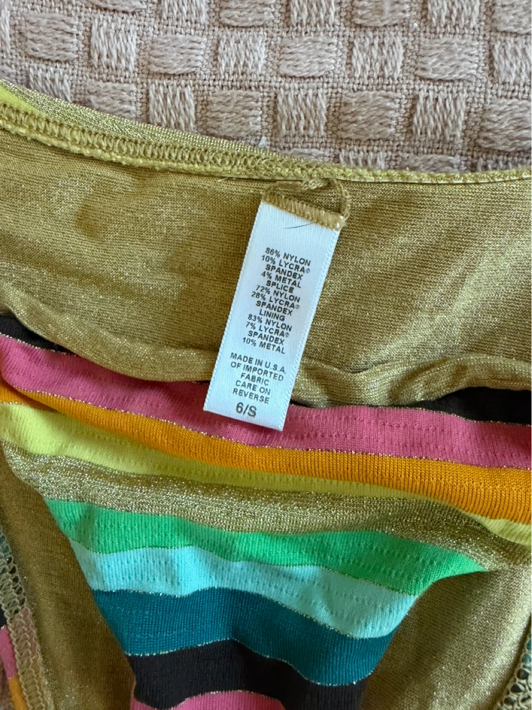 Rainbow bikini - photo 2
