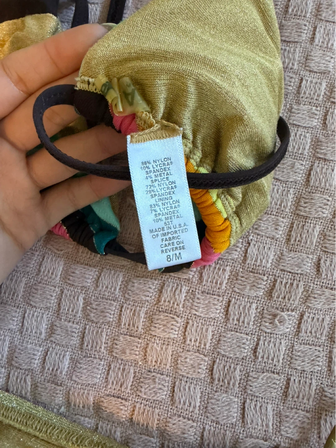 Rainbow bikini - photo 3
