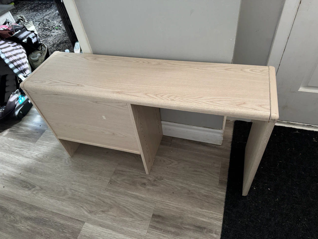 Light Wood Console Desk - photo 2