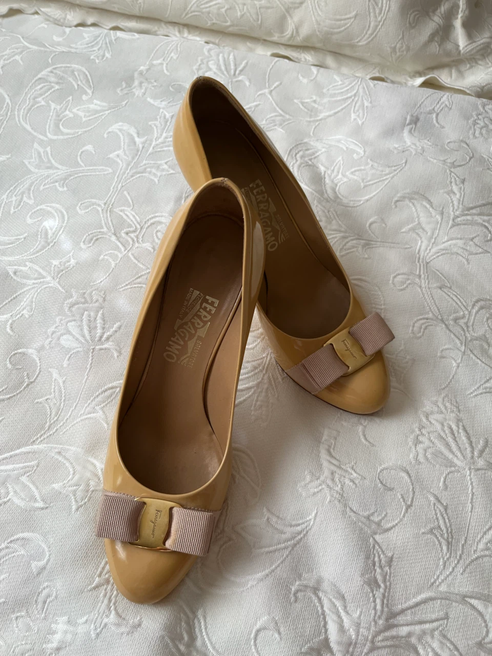 Salvatore Ferragamo Patent Leather Pumps
