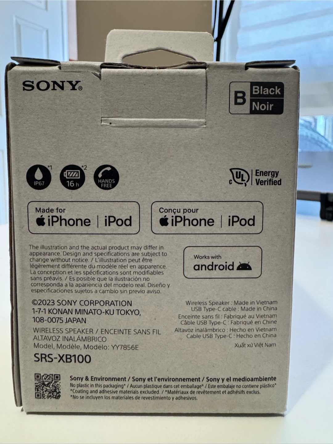 Sony SRS-XB100 Wireless Bluetooth Speaker - photo 3