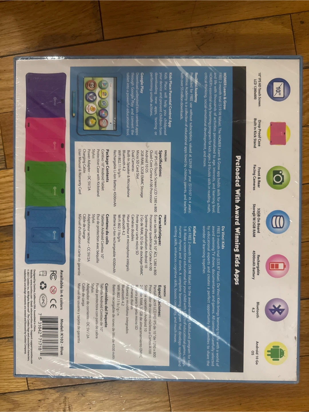 Contixo 10-inch Kids Learning Tablet K102 - photo 2