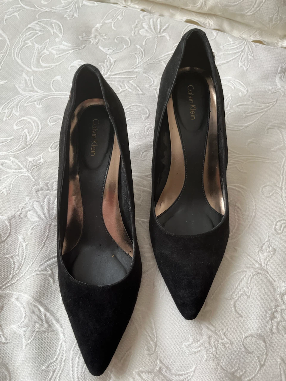 Calvin Klein Black Suede Pumps - photo 2