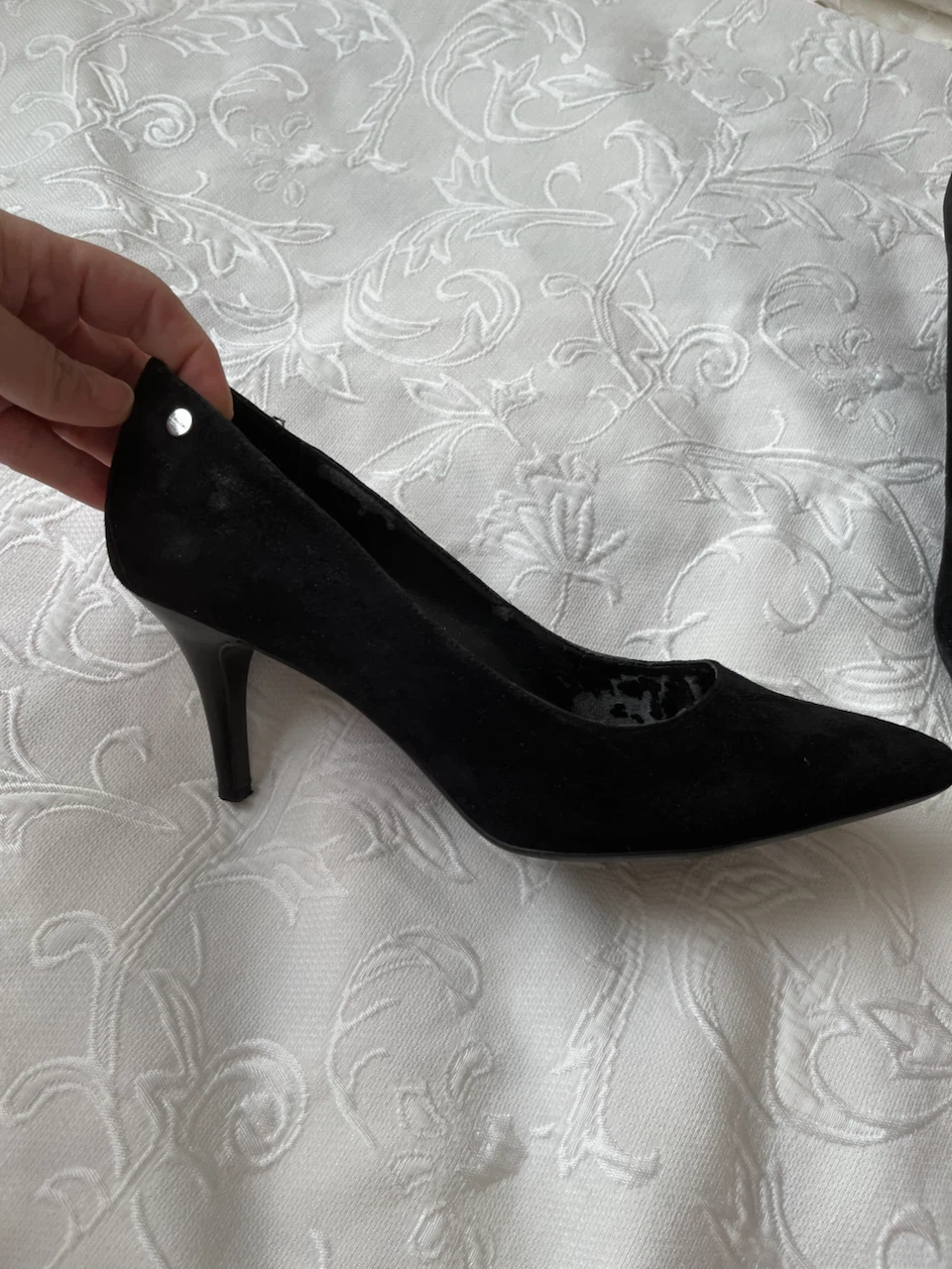 Calvin Klein Black Suede Pumps - photo 3