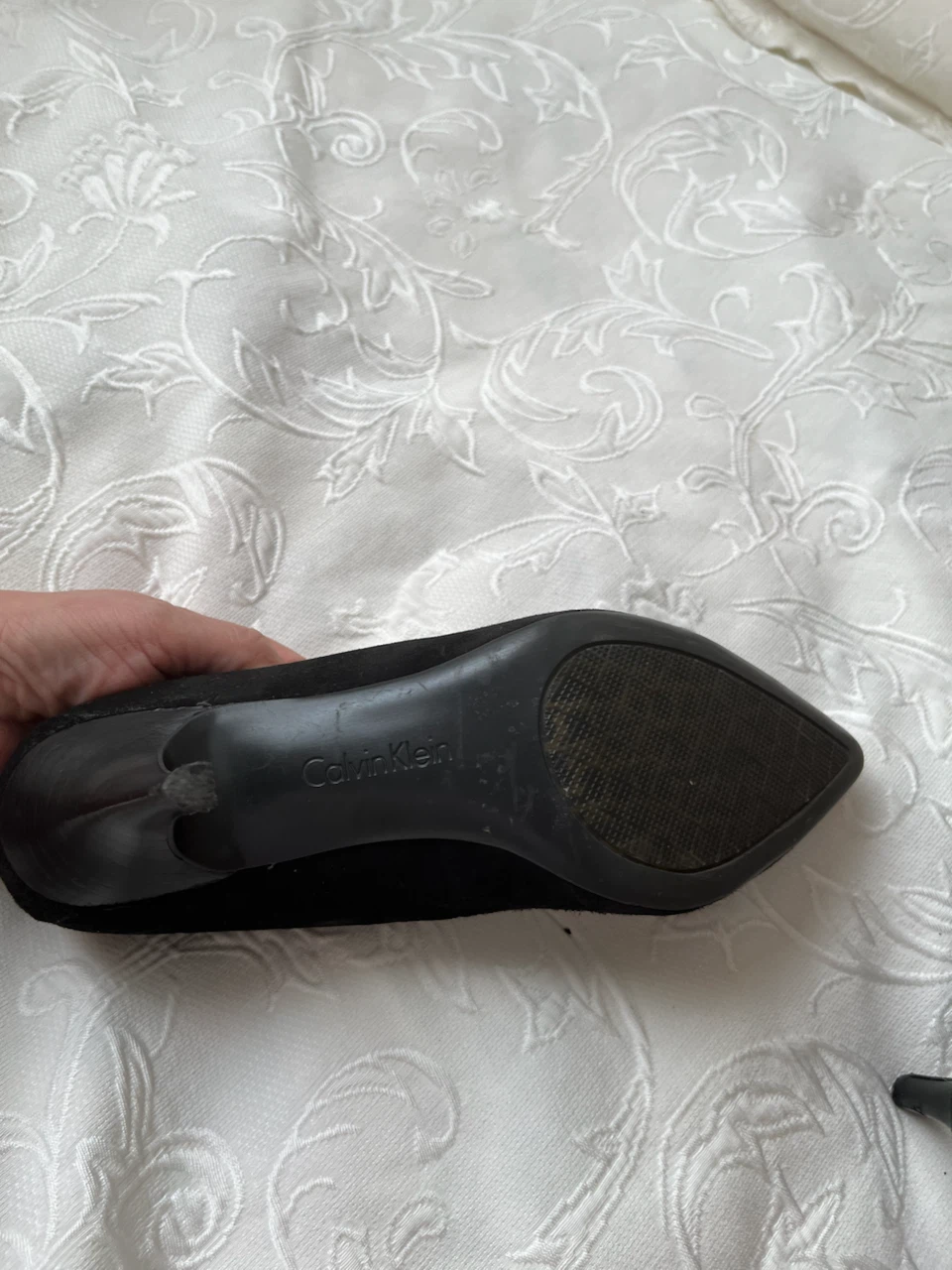 Calvin Klein Black Suede Pumps - photo 4
