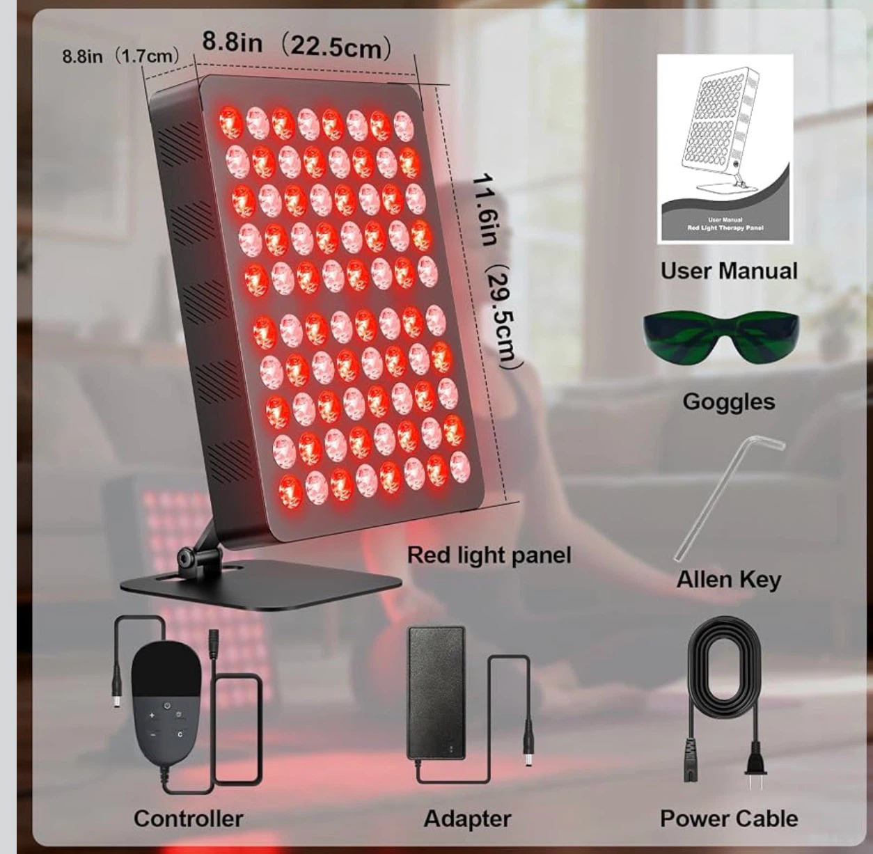 Red Light Therapy Panel 80 Pcs