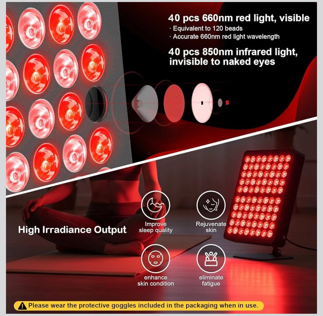 Red Light Therapy Panel 80 Pcs - photo 2
