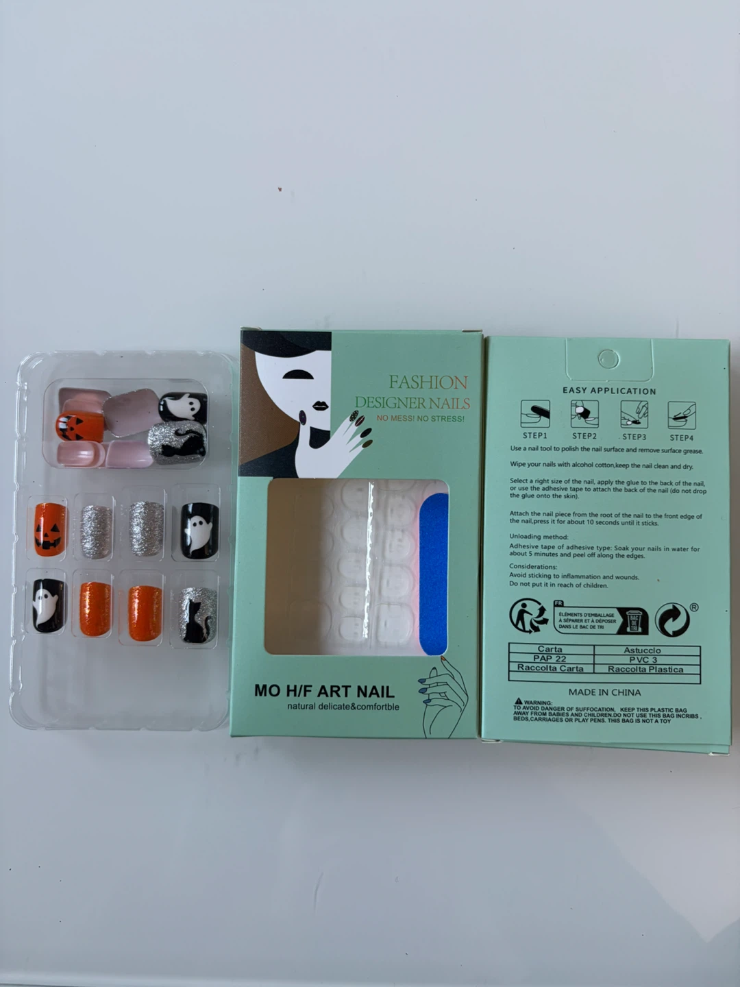 Halloween Press-on Nails 🎃 Brand New - 2 Boxes for $5 - photo 2