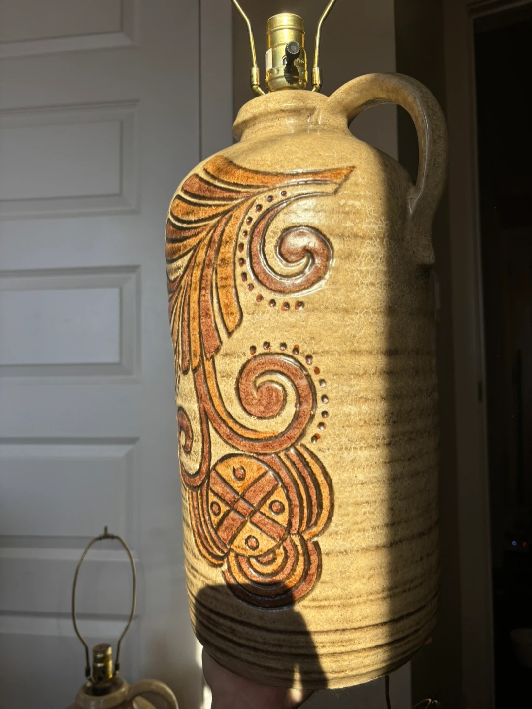 WGP MCM Ceramic Jug Table Lamps - photo 2