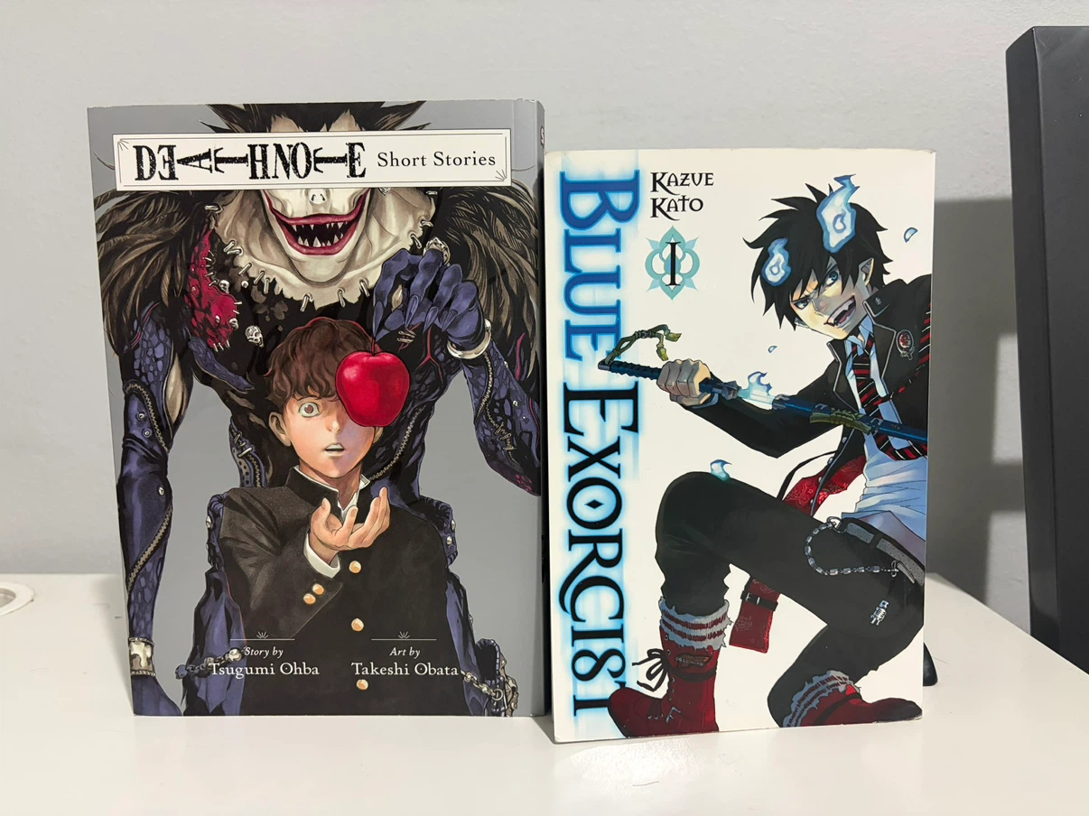Death Note Short Stories and Blue Exorcist Vol 1 Manga