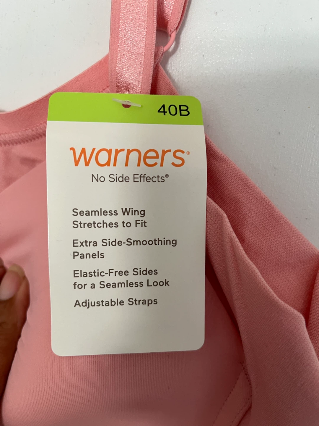 New Warners No Side Effects Wireless Bra 40B - photo 2
