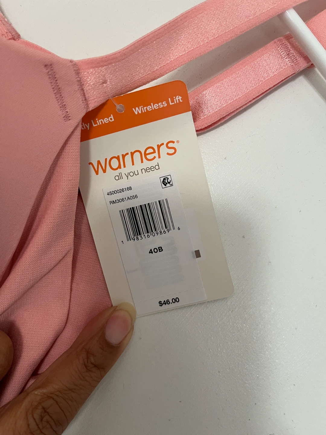 New Warners No Side Effects Wireless Bra 40B - photo 3