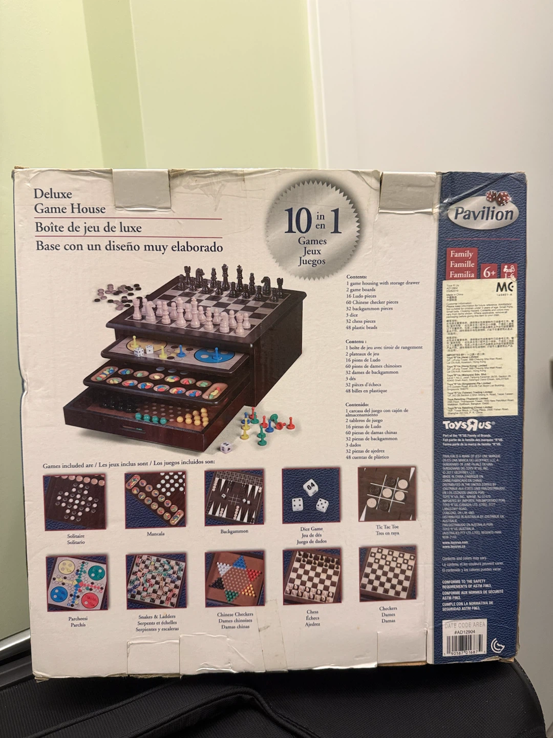 Pavilion Deluxe 10-in-1 Wooden Game House Set - photo 2