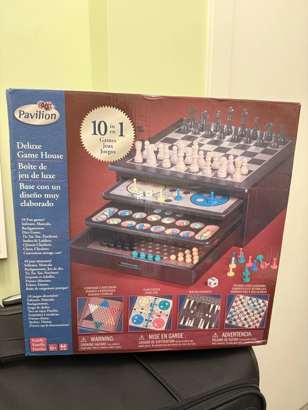 Pavilion Deluxe 10-in-1 Wooden Game House Set - photo 4