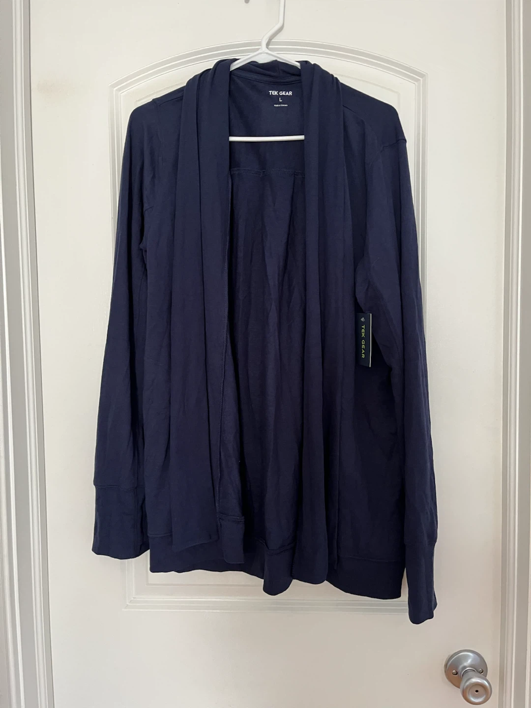 Tek Gear Navy Open Cardigan