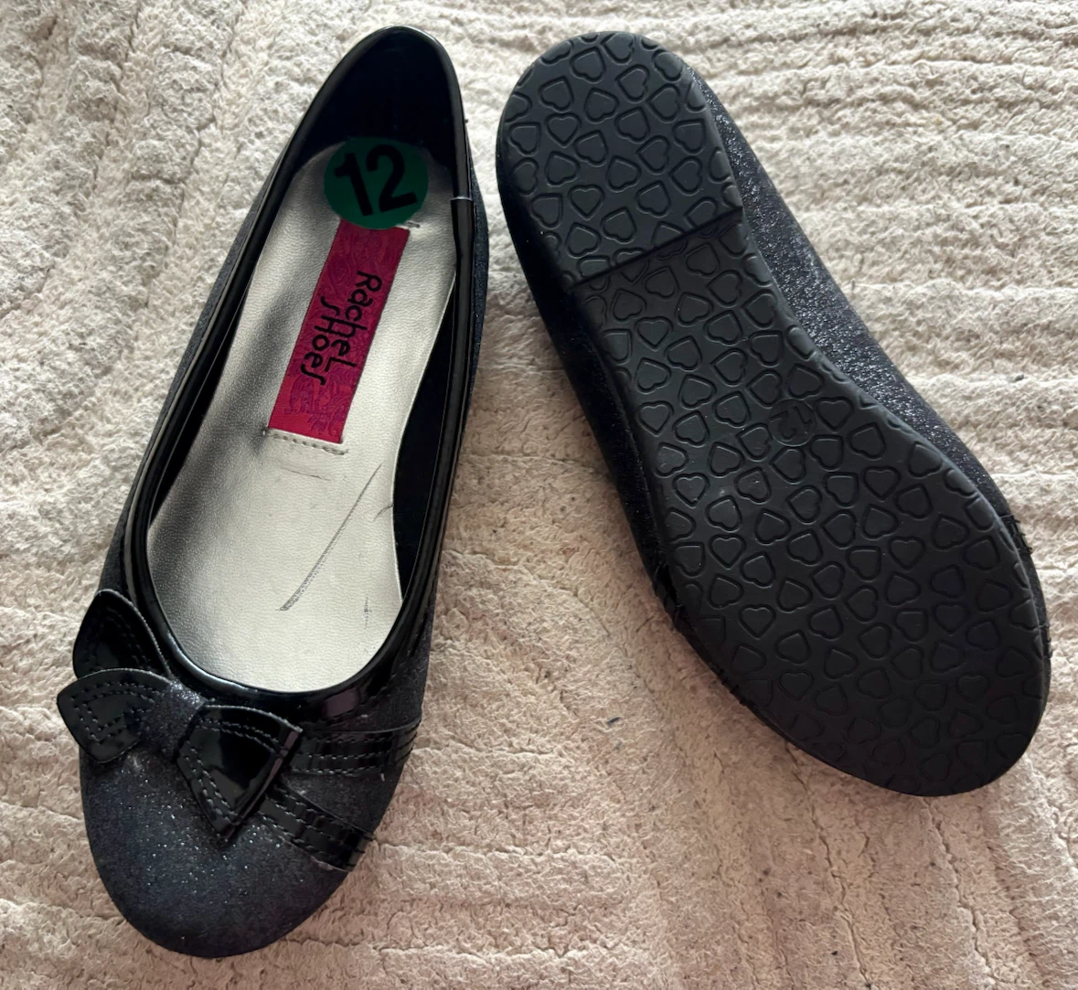 Rachel Shoes and The Children's Place Flats Size 12 - photo 2