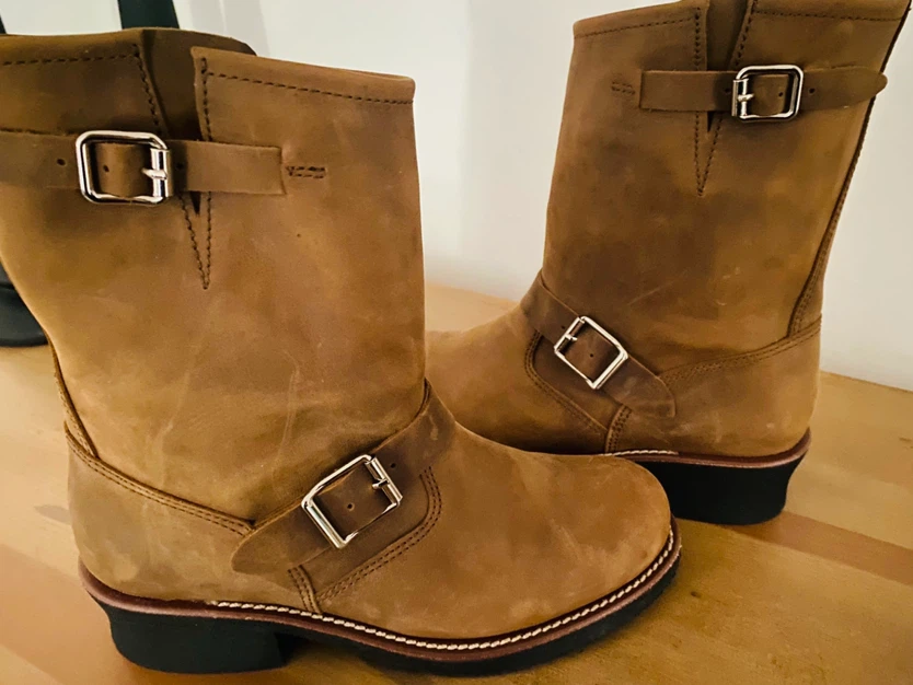 Jeffrey Campbell Brown Leather Buckle Boots New - photo 2