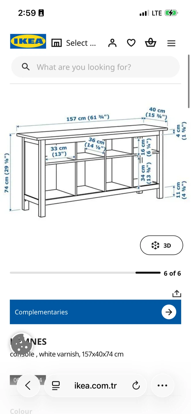 IKEA Hemnes TV Console Unit - photo 3