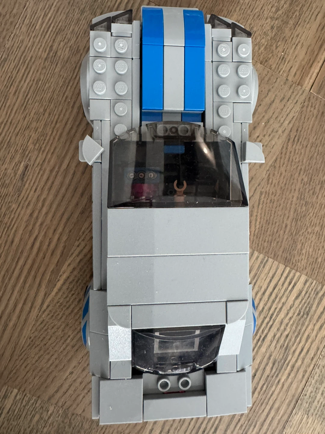 LEGO Grey and Blue Toy Car