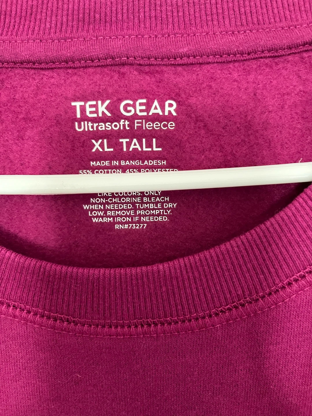 Tek Gear Ultrasoft Fleece Crew Sweatshirt XL Tall - photo 3