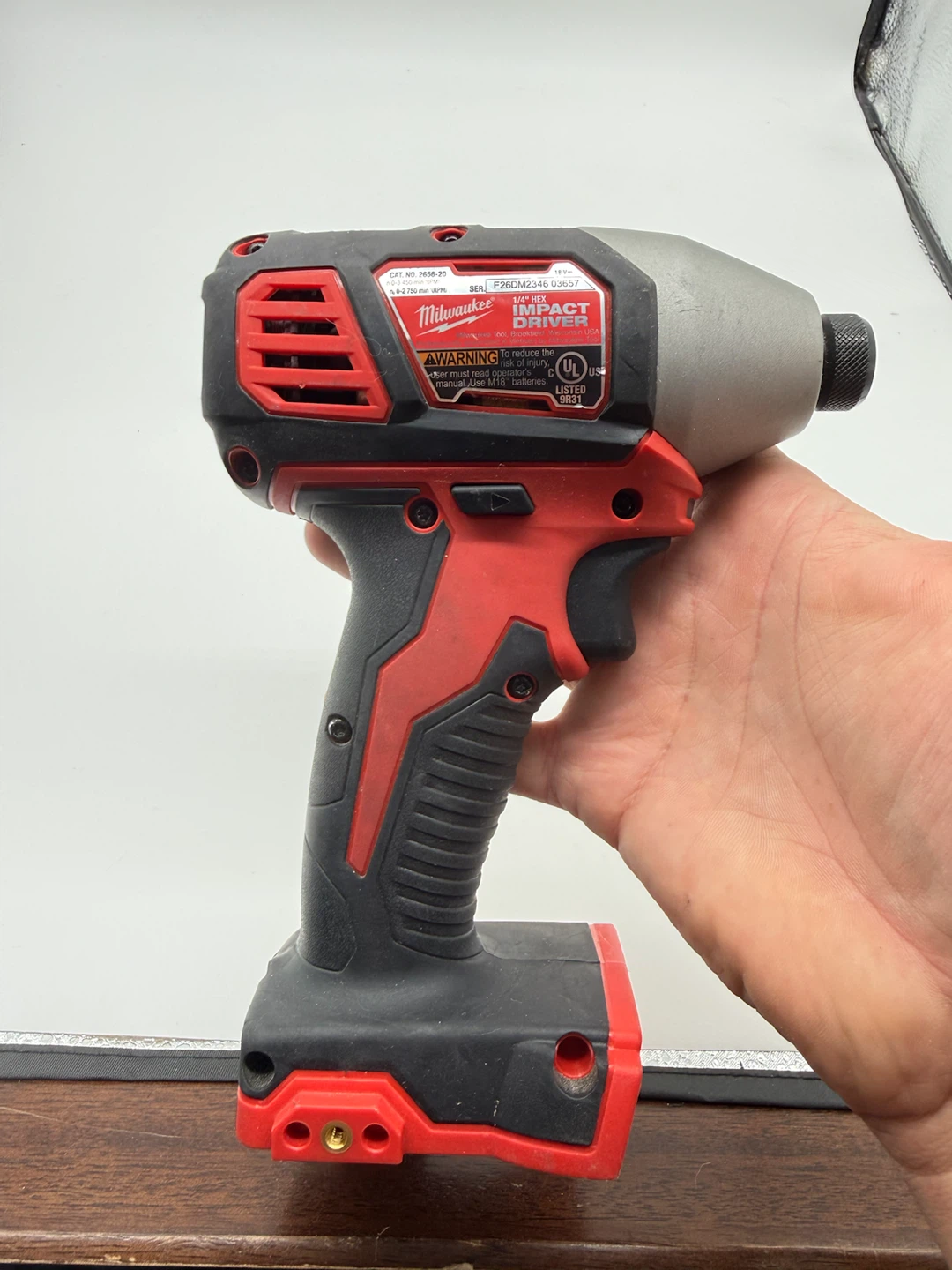 Milwaukee M18 Cordless 1/4in Hex Impact Driver Tool Only 2656-20 - photo 3