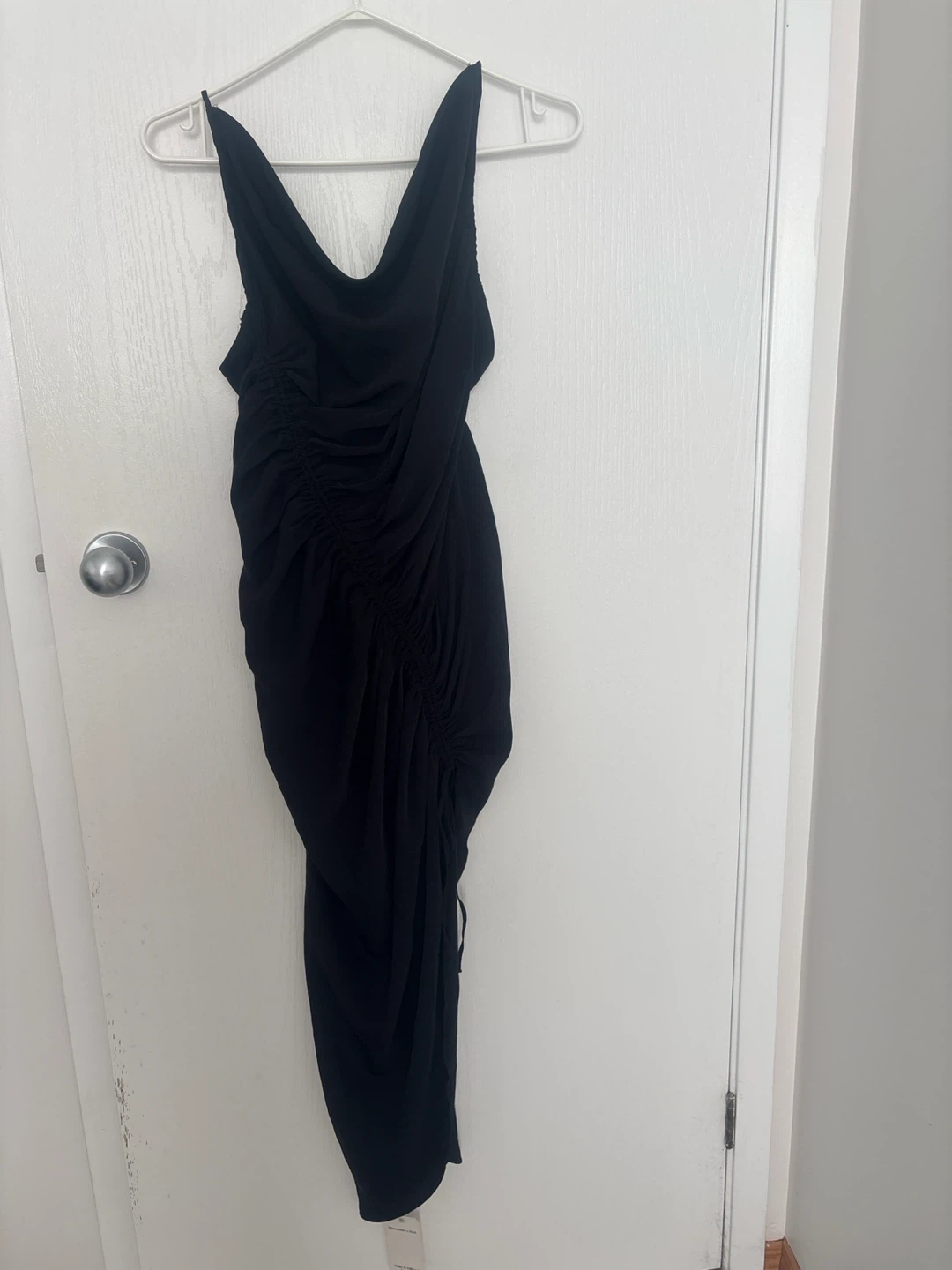 Abercrombie & Fitch Black Ruched Dress