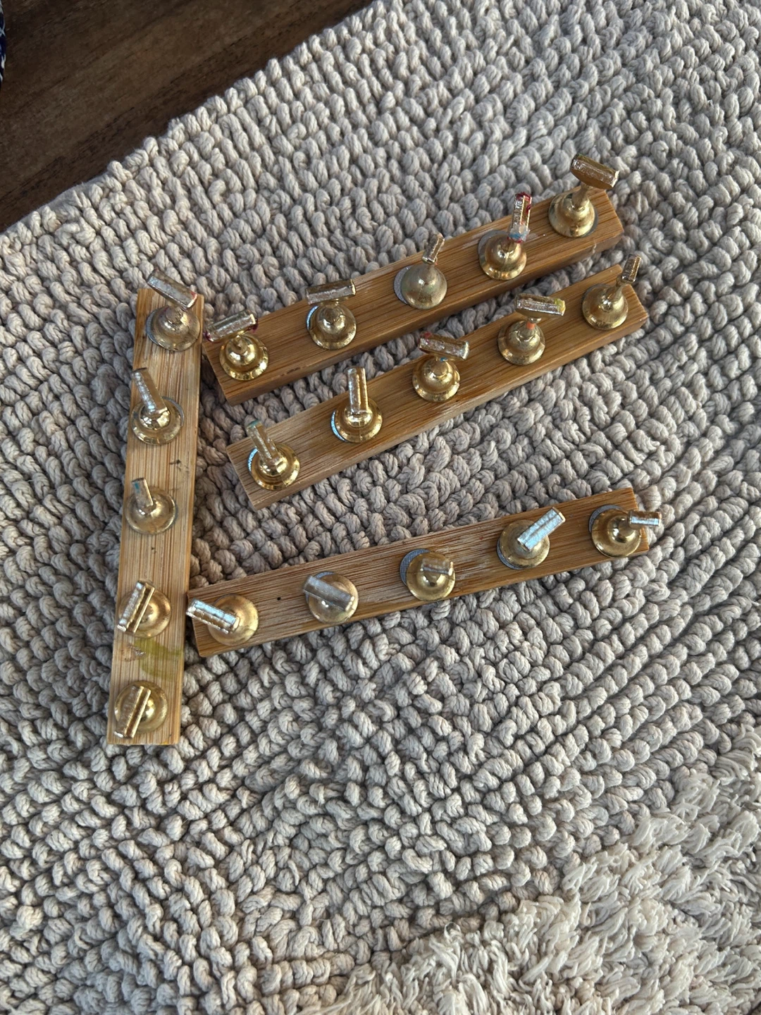 Bamboo Press On Nails Hook Display