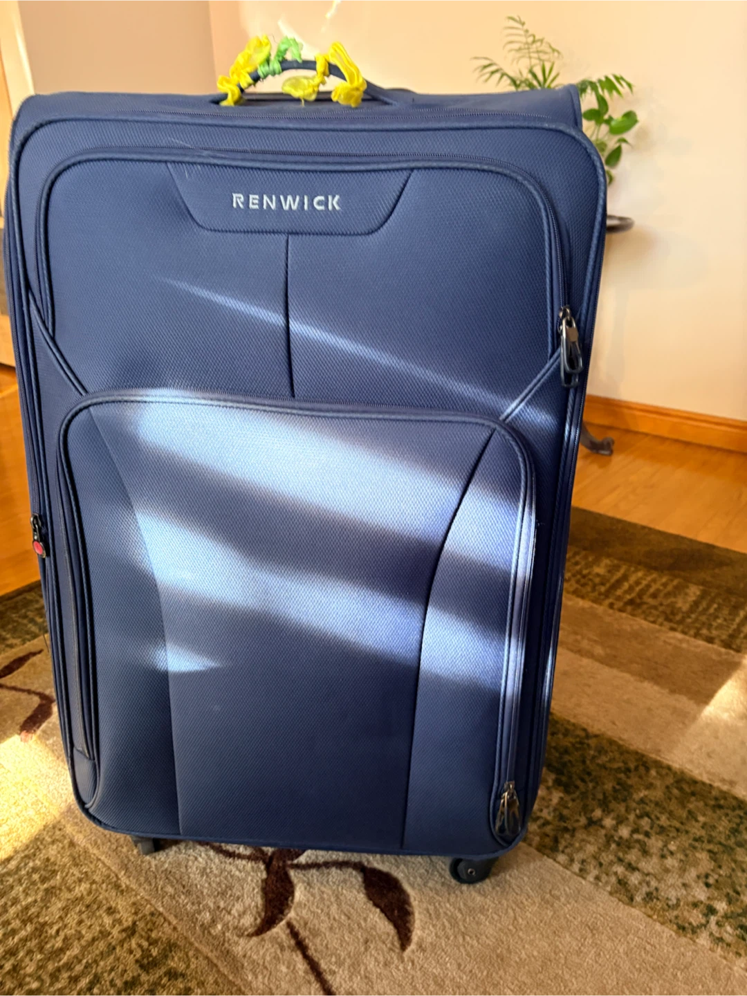 Renwick Navy Blue Rolling Suitcase - photo 4