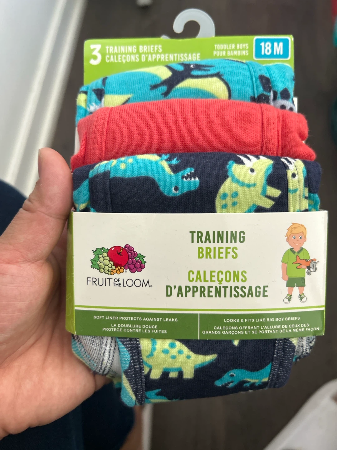 Fruit of the Loom Toddler Boys Training Briefs 18M