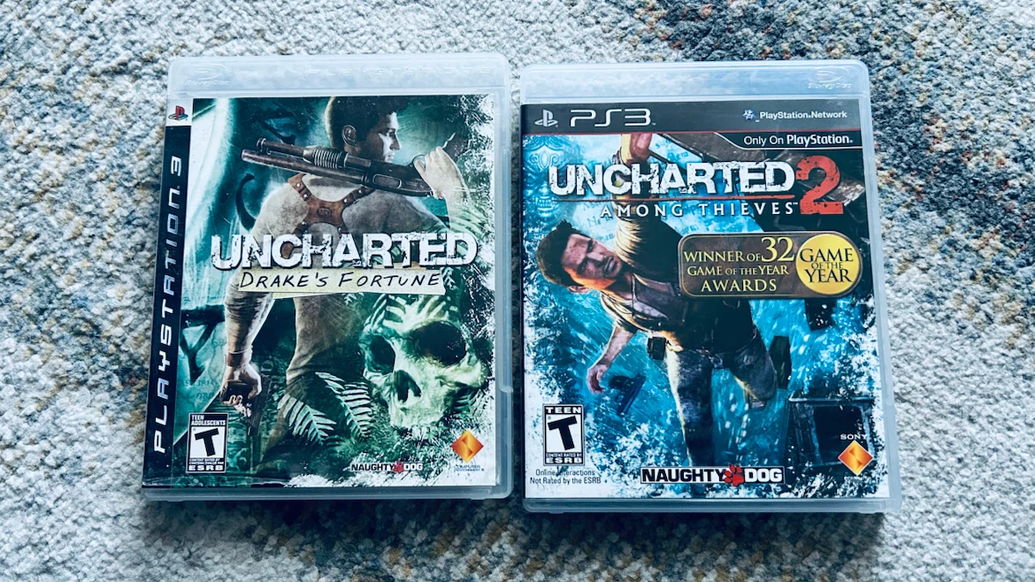 Uncharted 1 & 2 PS3 Game Bundle – Complete with Manuals