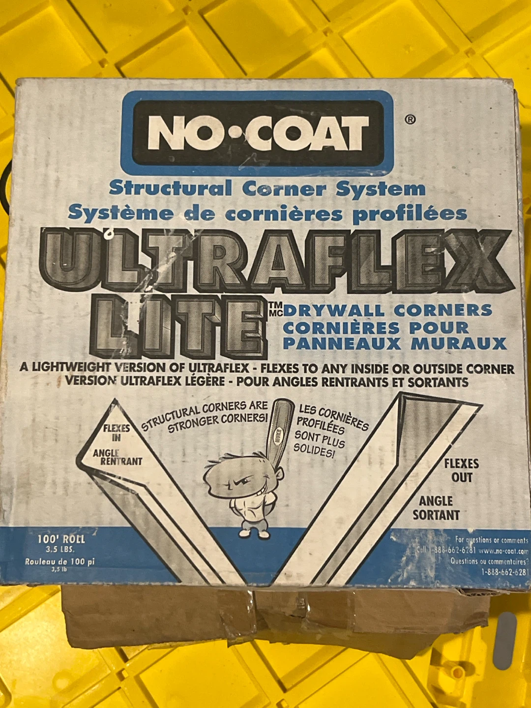 No-Coat Ultraflex Lite Structural Corner System - 100' Roll