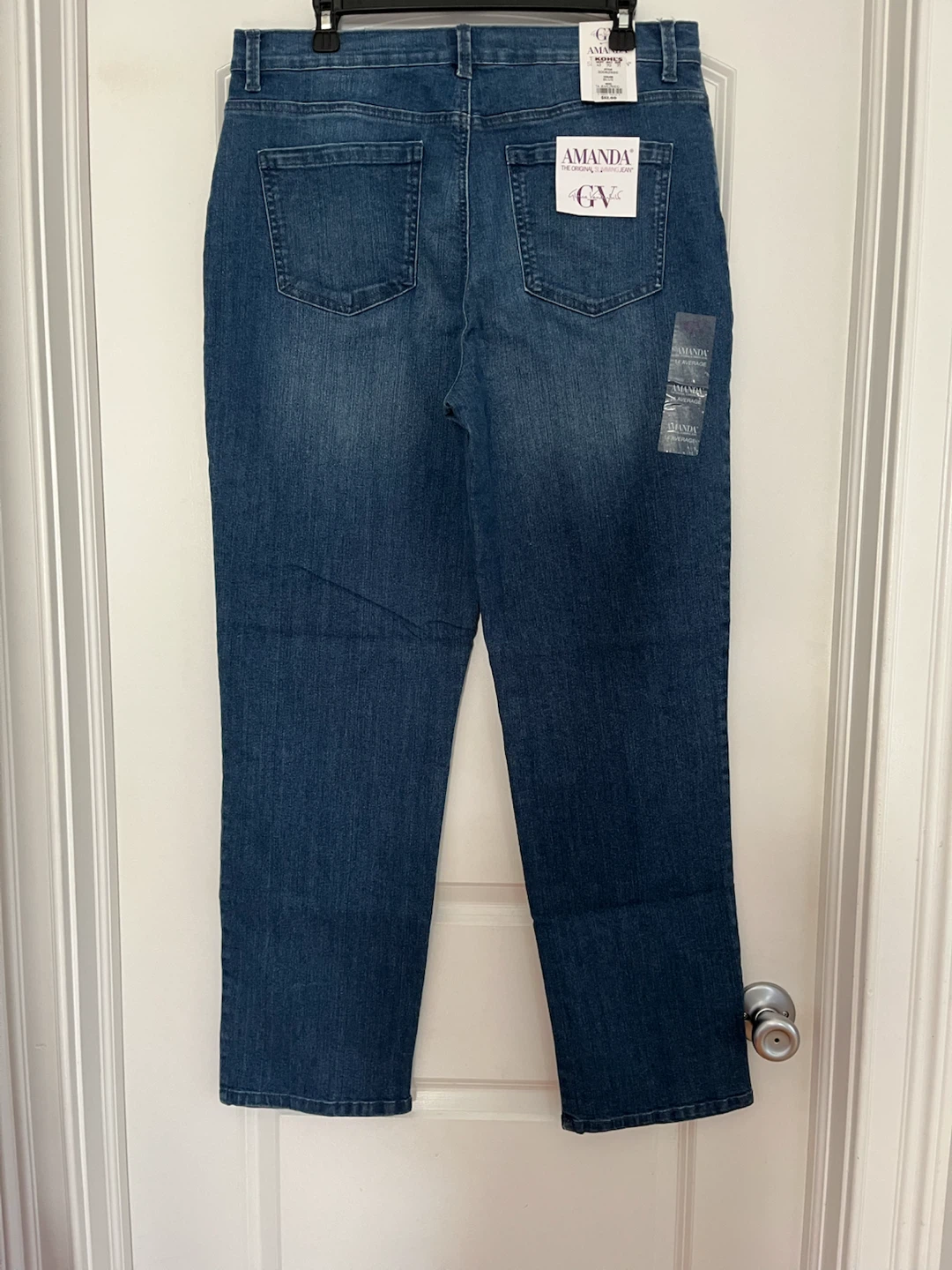 Gloria Vanderbilt Amanda Slimming Jeans Blue Size 14 AVG/REG - photo 3