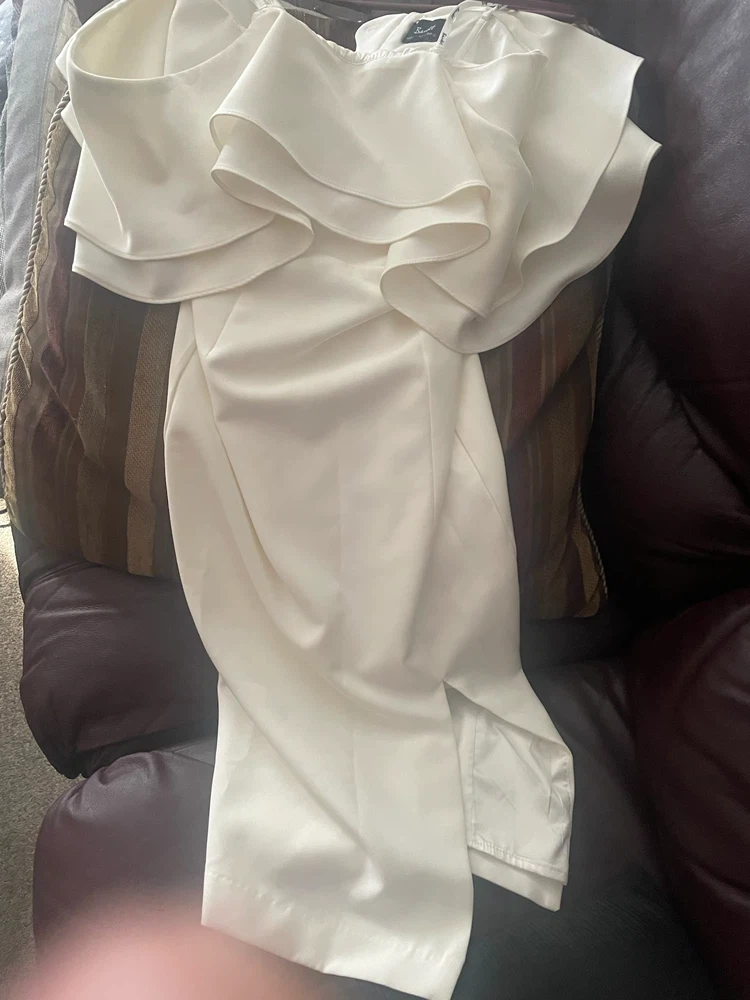 New never worn Bardot Off-Shoulder White Dress