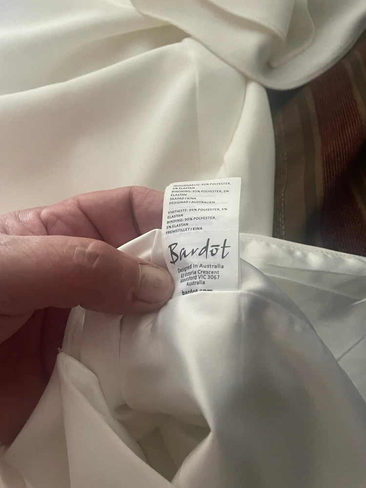 New never worn Bardot Off-Shoulder White Dress - photo 4