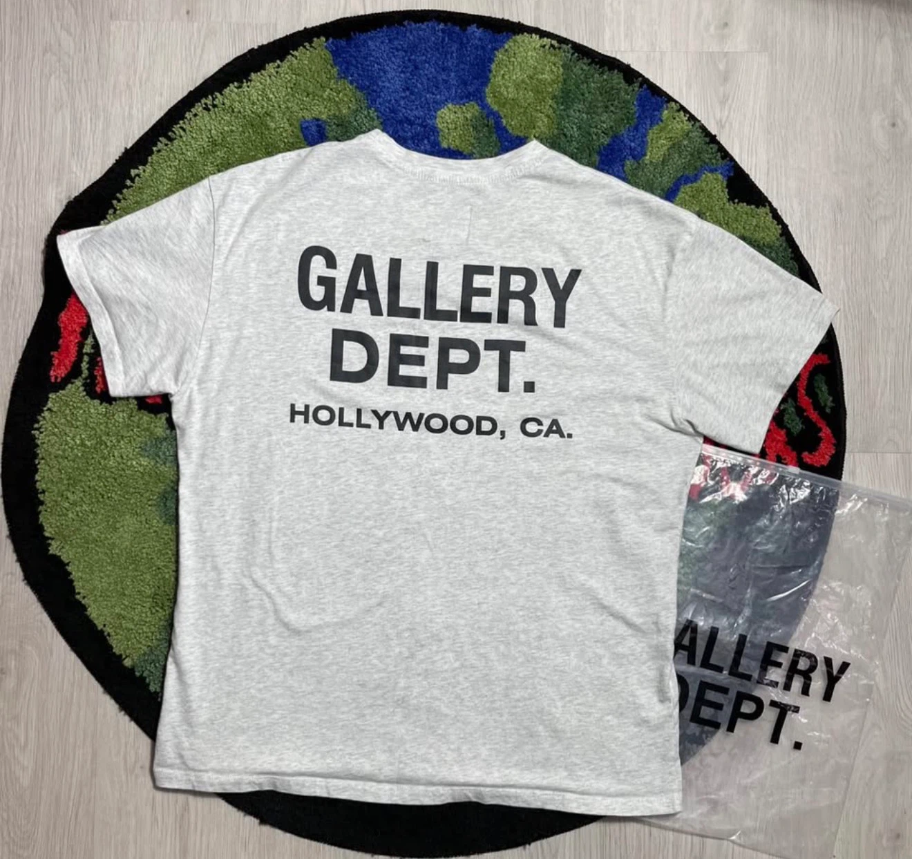 Gallery Dept. Hollywood T-Shirt Gray Size Medium Brand new - photo 2