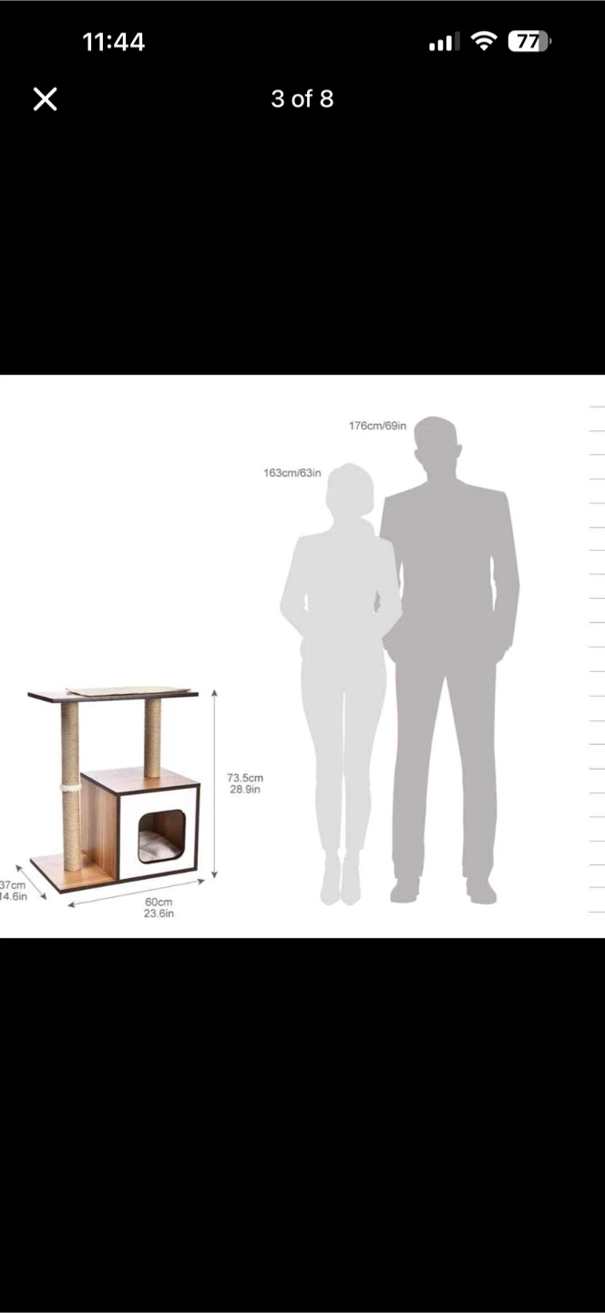 Modern Cat Tower with Scratching Posts - photo 5