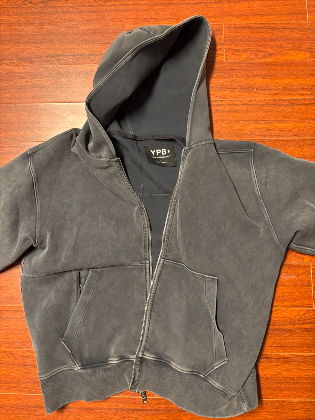 YPB Full-Zip Hoodie - Charcoal
