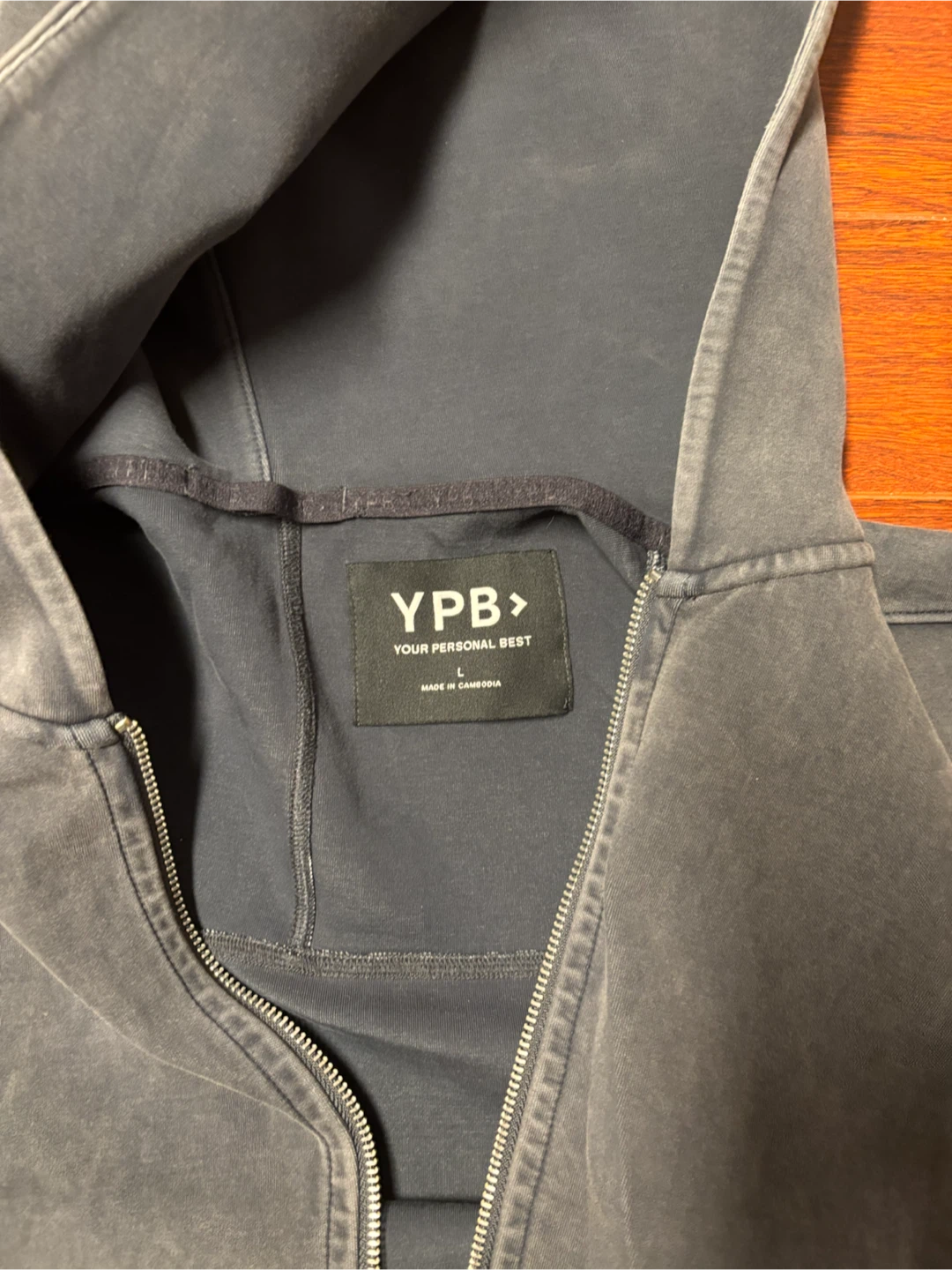 YPB Full-Zip Hoodie - Charcoal - photo 3