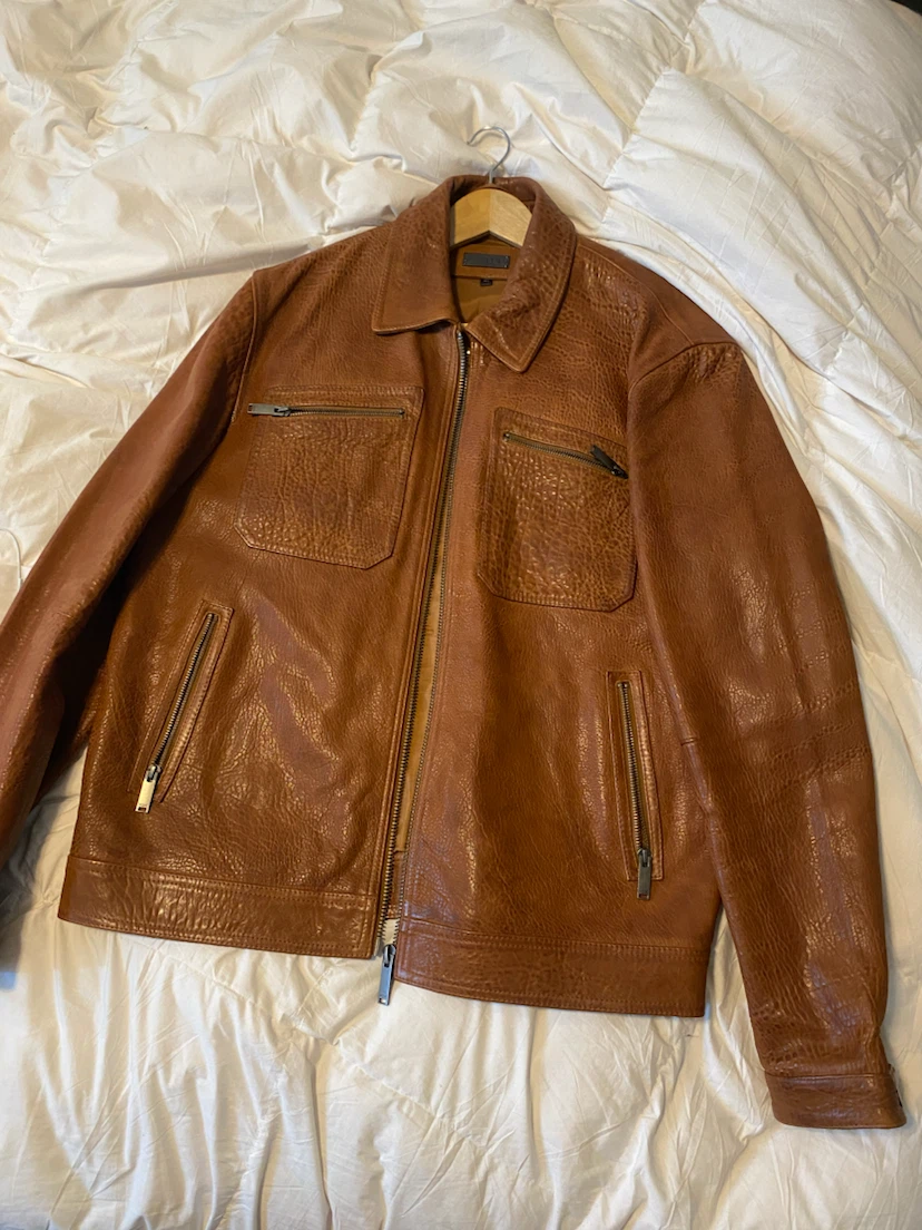 Danier Men's Leather Jacket - Brown - XL